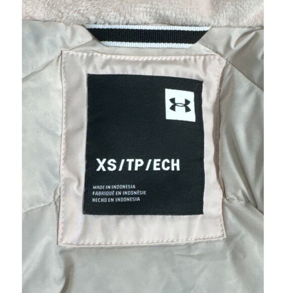 NWT Under Armour Womens Storm Water Repellent Down Puffer Jacket Light Pink XS - Picture 4 of 15